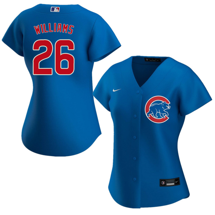 Nike Women #26 Billy Williams Chicago Cubs Baseball Jerseys Sale-Blue